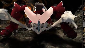 hentai monster,oral sex